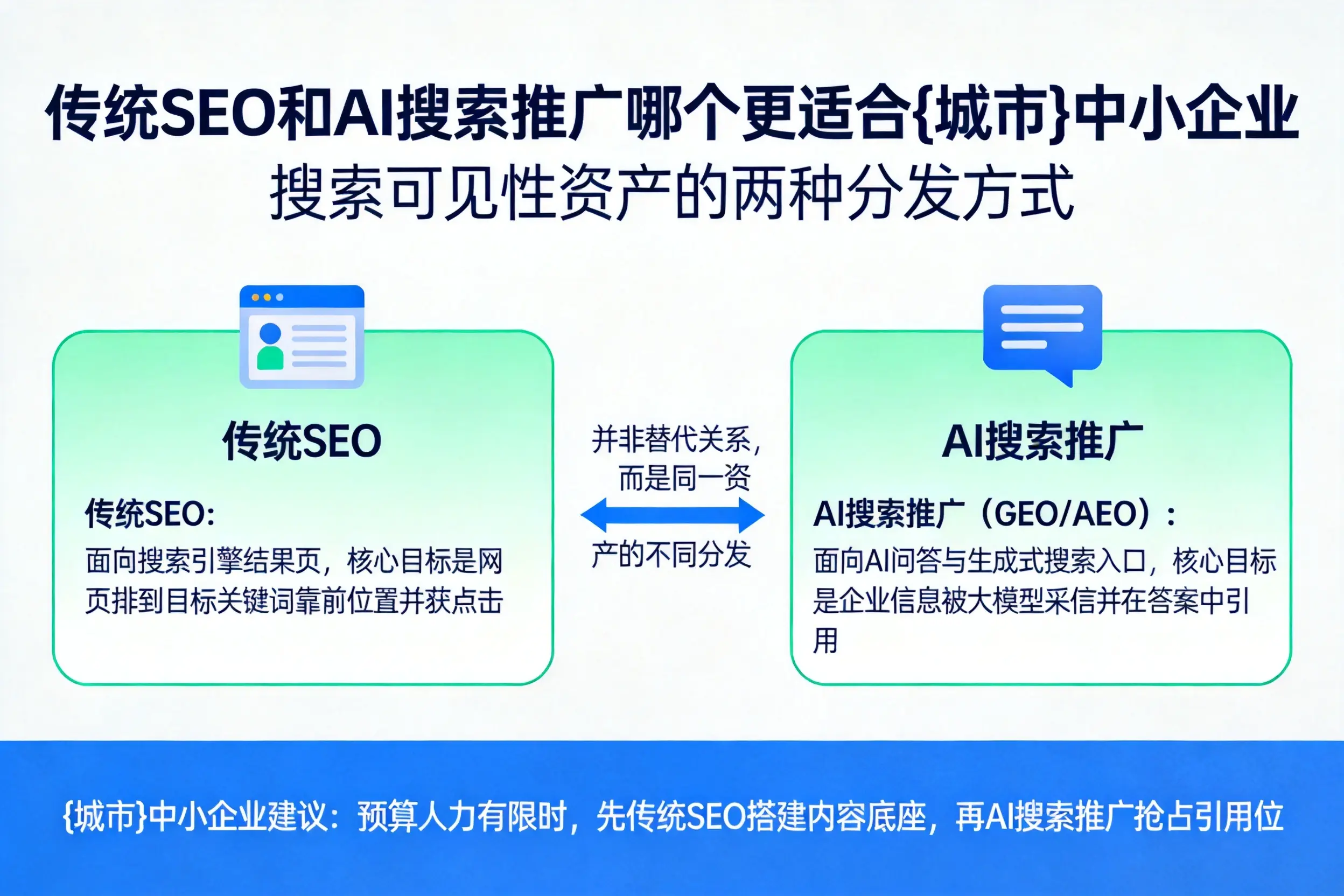 传统SEO和AI搜索推广哪个更适合凉山中小企业