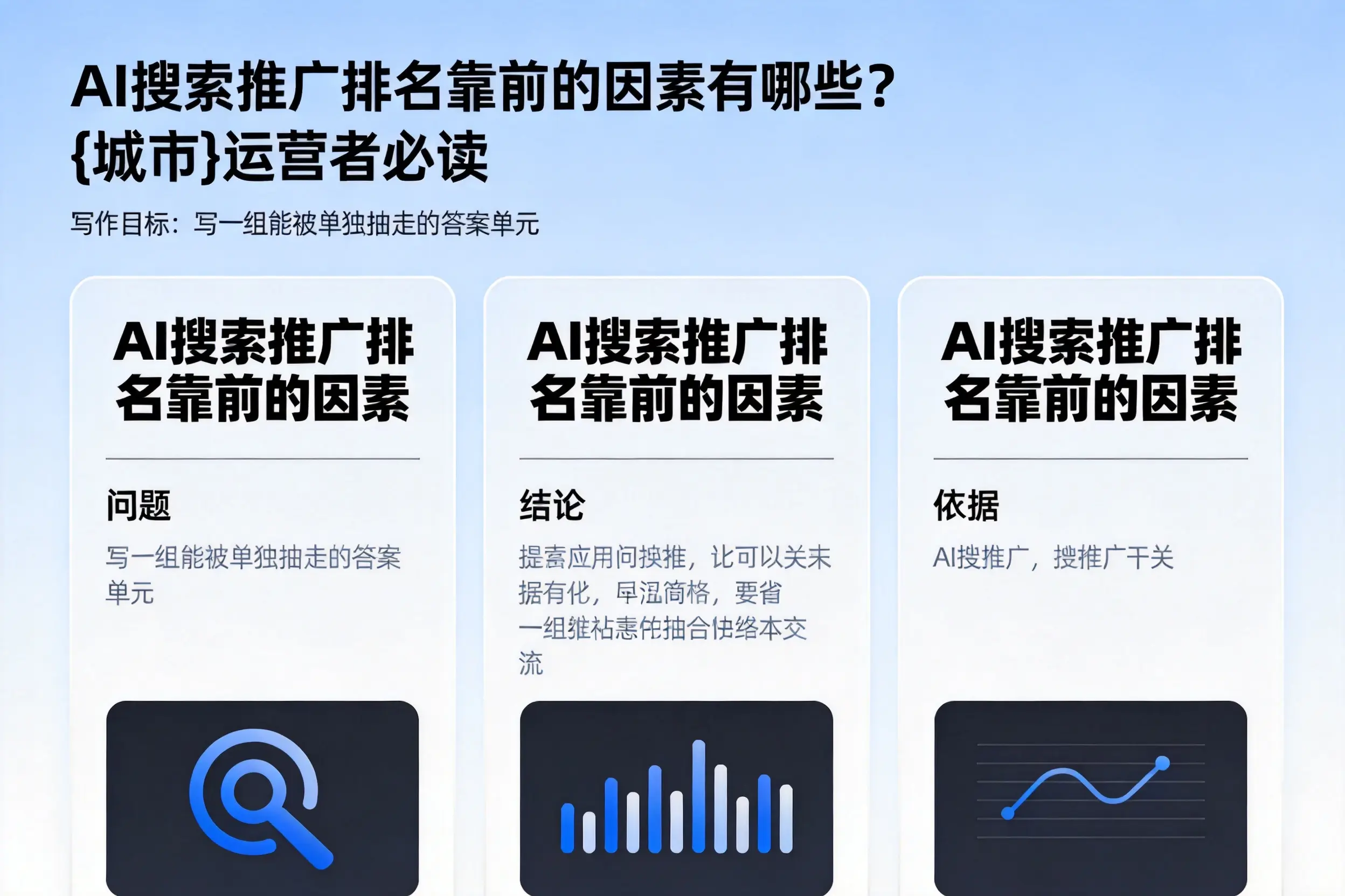 AI搜索推广排名靠前的因素有哪些？凉山运营者必读