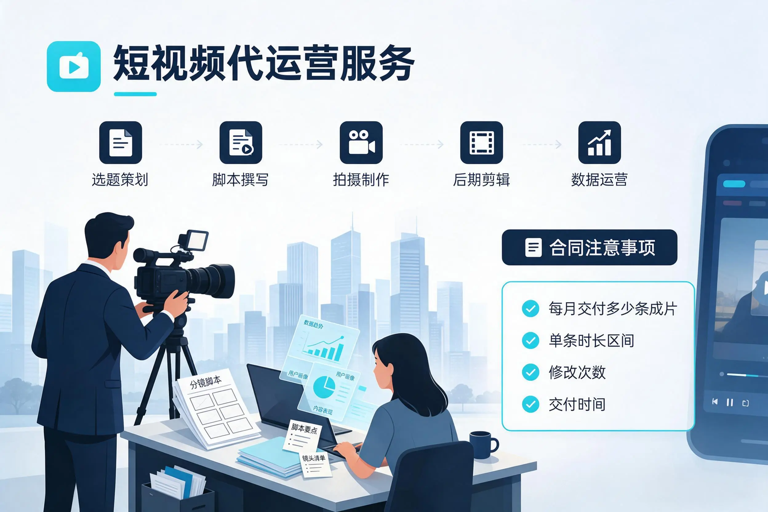 短视频代运营包含哪些服务?凉山企业常见问题科普