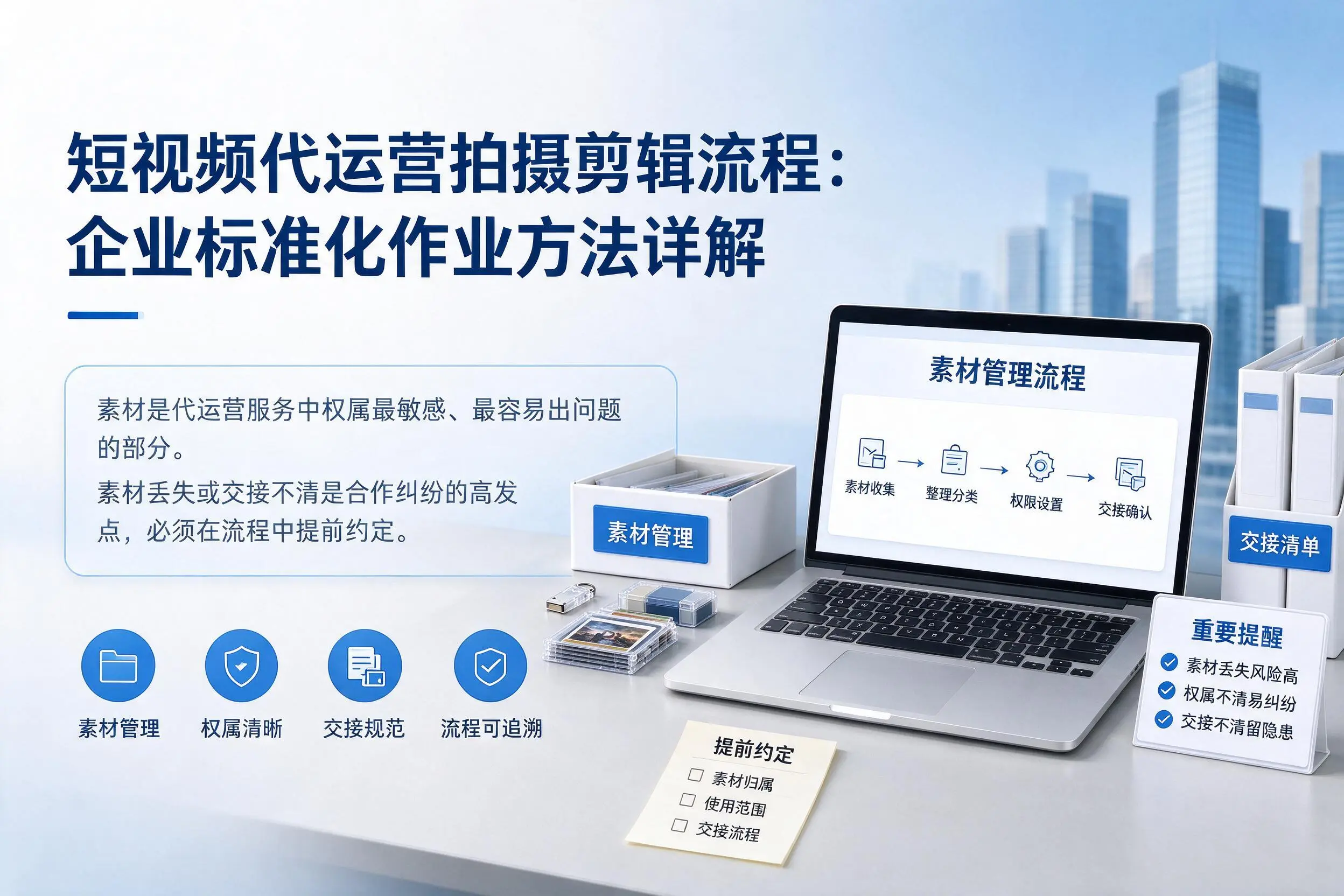 短视频代运营拍摄剪辑流程：凉山企业标准化作业方法详解